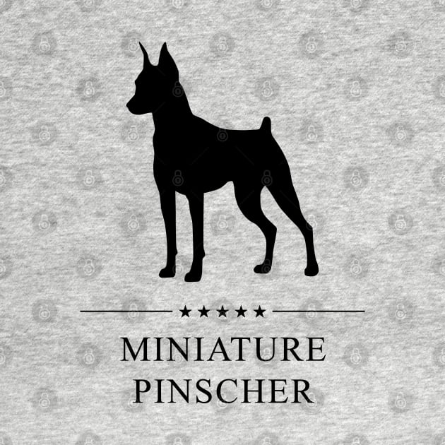 Miniature Pinscher Black Silhouette by millersye